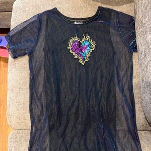 Disney Descendants shimmer dress Size 14/16